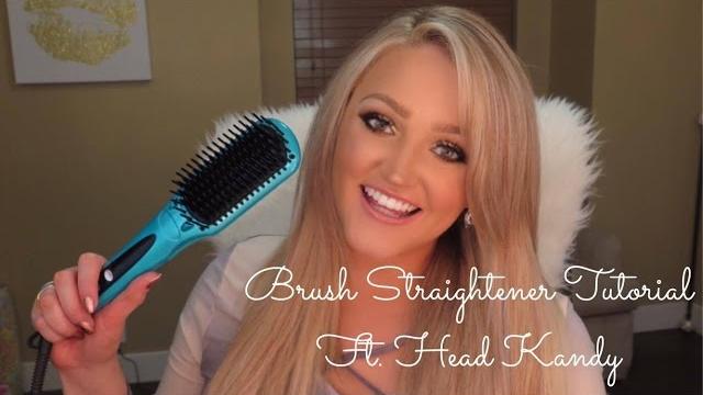 Brush straightener tutorial | ft. head kandy Brush straightener tutorial | ft. head kandy