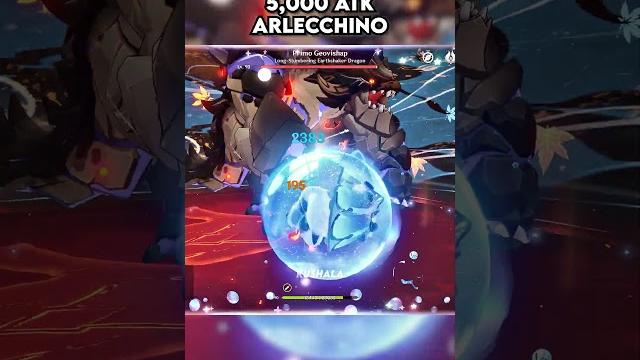 5,000 atk arlecchino #genshinimpact #原神 5,000 atk arlecchino #genshinimpact #原神