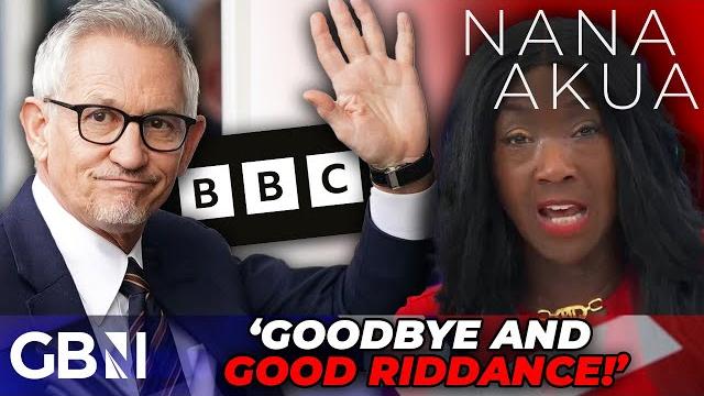'good riddance!' gary lineker: nana akua rejoices at 'ill-informed' motd star's bbc departure 'good riddance!' gary lineker: nana akua rejoices at 'ill-informed' motd star's bbc departure