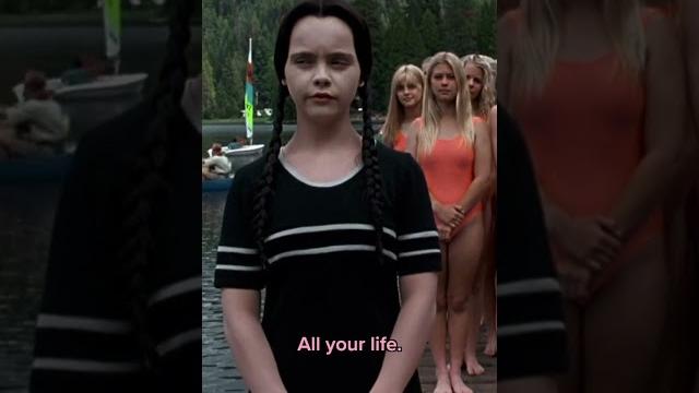 Wednesday addams being a savage #shorts Wednesday addams being a savage #shorts