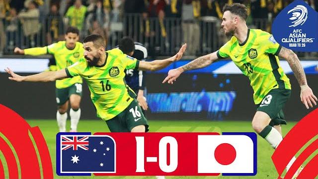 Australia on brink of world cup spot! | australia - japan | highlights #asianqualifiers - road to 26 Australia on brink of world cup spot! | australia - japan | highlights #asianqualifiers - road to 26