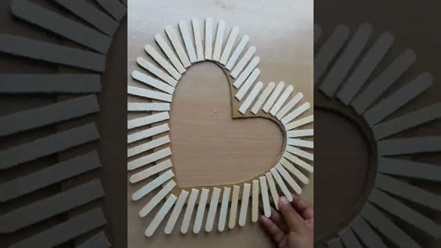 Icecream stick craft | wall hanging idea #shorts #youtubeshorts #virqlvideo #viral #craftgallery Icecream stick craft | wall hanging idea #shorts #youtubeshorts #virqlvideo #viral #craftgallery