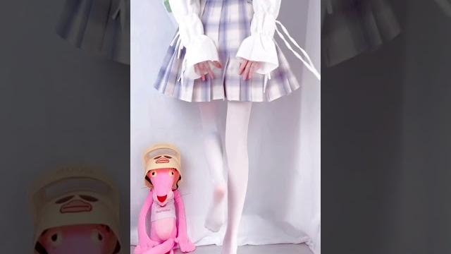 Jk with leggings jk配白丝 Jk with leggings jk配白丝