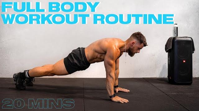 20 minute full body workout (no equipment) 20 minute full body workout (no equipment)