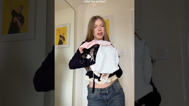 Cider try on haul #shopcider #cider #haul #tryonhaul Cider try on haul #shopcider #cider #haul #tryonhaul
