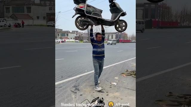 Scooter unloading level: expert fail! this is how not to do it! #scooterfail #funnyvideos #lol Scooter unloading level: expert fail! this is how not to do it! #scooterfail #funnyvideos #lol