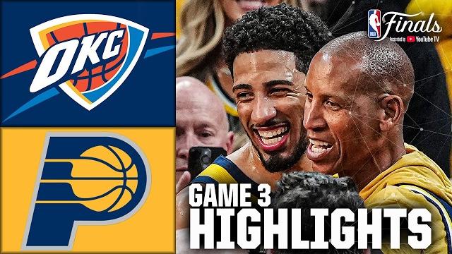 Nba finals game 3: oklahoma city thunder vs. indiana pacers | full game highlights | nba on espn Nba finals game 3: oklahoma city thunder vs. indiana pacers | full game highlights | nba on espn