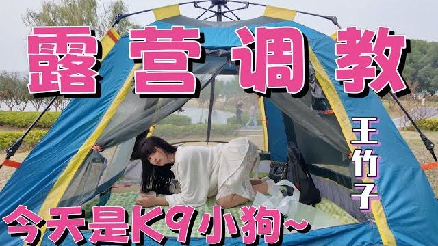 【王竹子】露营k9调教㊙️户外k9玩法演示和教学分享 【王竹子】露营k9调教㊙️户外k9玩法演示和教学分享