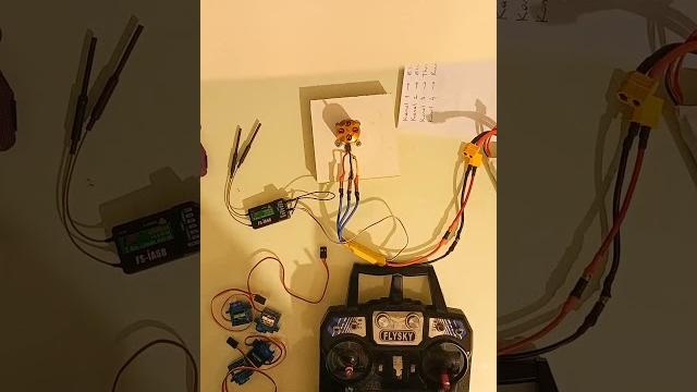 Rc uçak kumandası ile alıcıyı (receiver) eşleştirme ve fırçasız motor ve servo motor bağlantıları Rc uçak kumandası ile alıcıyı (receiver) eşleştirme ve fırçasız motor ve servo motor bağlantıları