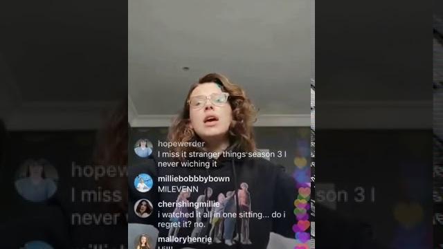 Millie bobby brown sings never ending story Millie bobby brown sings never ending story