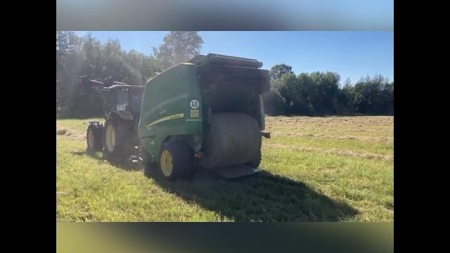 John deere 990 | в работе #пресс #сено #рулон John deere 990 | в работе #пресс #сено #рулон