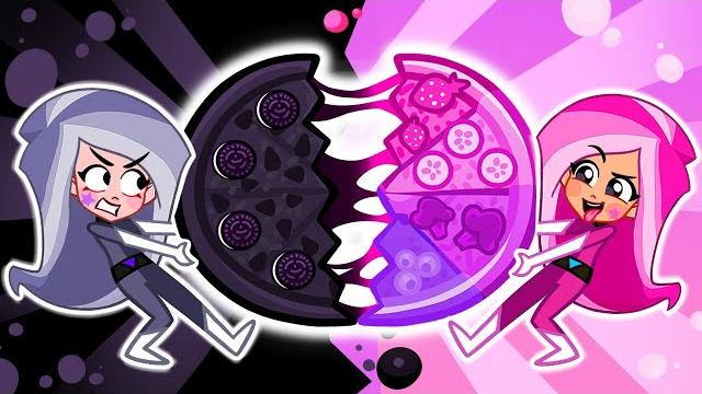 Pink vs black challenge with supaboo find my true color! | funny kids and toddler cartoons Pink vs black challenge with supaboo find my true color! | funny kids and toddler cartoons