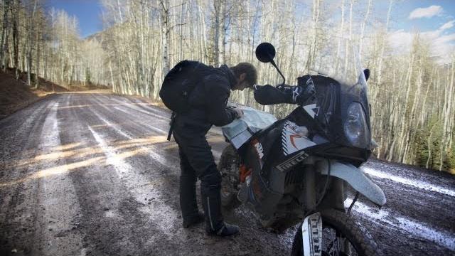 Off-road in the snow on a ktm 990 adventure - /rideapart Off-road in the snow on a ktm 990 adventure - /rideapart