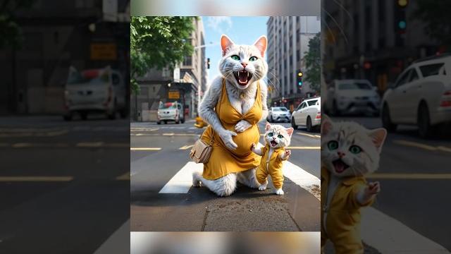 Smart kitten calls ambulance for his pregnant cat mother #cat #kitten #catlover #smartcat #catshorts Smart kitten calls ambulance for his pregnant cat mother #cat #kitten #catlover #smartcat #catshorts