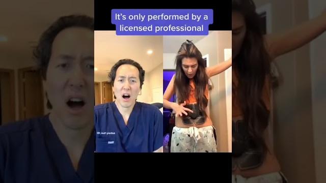 Doctor reacts to electric ab stimulator! #shorts #abs Doctor reacts to electric ab stimulator! #shorts #abs