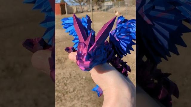 Baby crystal dragon! 3d print Baby crystal dragon! 3d print