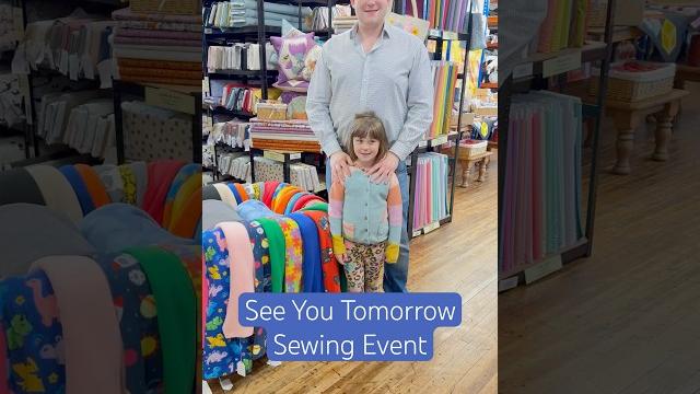 Sewing event - sneak preview Sewing event - sneak preview