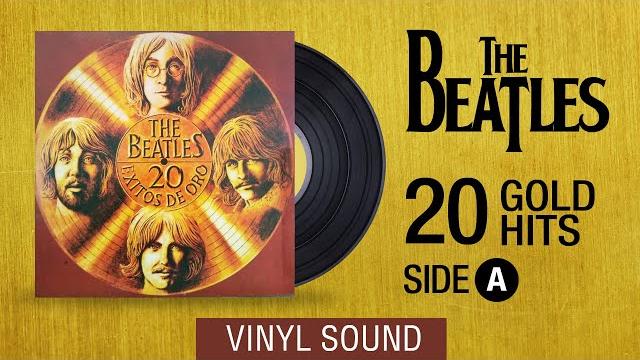 The beatles: 20 gold hits (side a) original vinyl record sound The beatles: 20 gold hits (side a) original vinyl record sound