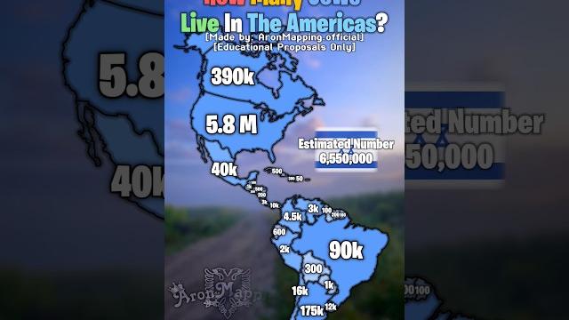 How many jews live in the americas? | #europe #map #geography #mapping #history #america How many jews live in the americas? | #europe #map #geography #mapping #history #america