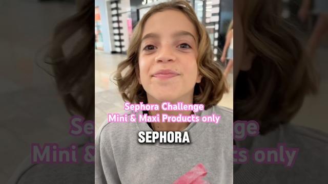 Sephora challenge! only products that have a mini! #sephora #shopping #haul #challenge Sephora challenge! only products that have a mini! #sephora #shopping #haul #challenge