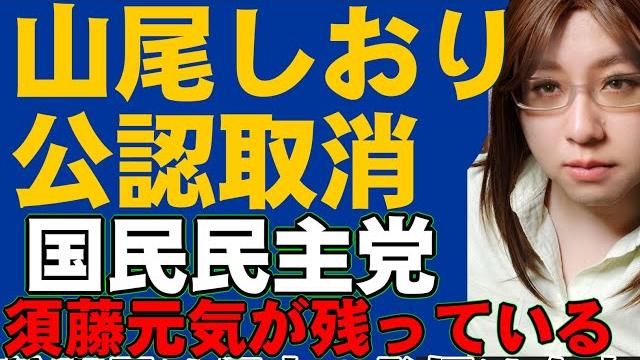 Shiori yamao's official endorsement has been revoked. the democratic party for the people's appro... Shiori yamao's official endorsement has been revoked. the democratic party for the people's appro...