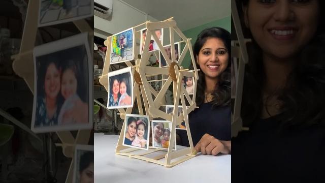 Diy ferris wheel tutorial #diyferriswheel #handmade #photostand Diy ferris wheel tutorial #diyferriswheel #handmade #photostand