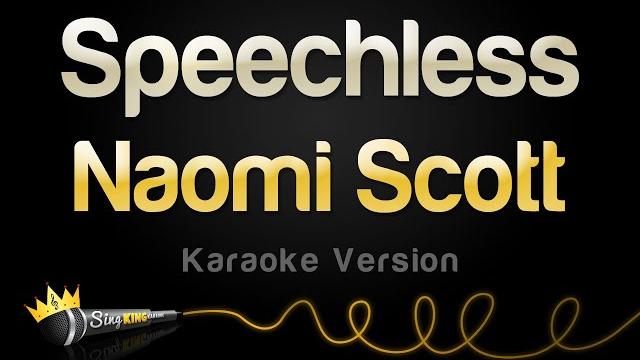 Naomi scott - speechless (karaoke version) Naomi scott - speechless (karaoke version)