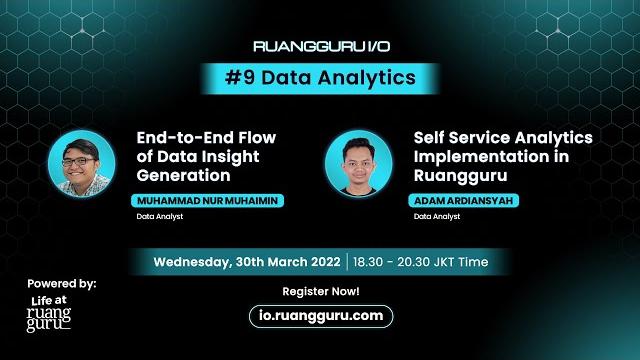 Data analytics - ruangguru i/o 2022 Data analytics - ruangguru i/o 2022