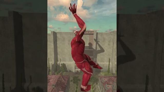 Eren vs colossal titan Eren vs colossal titan