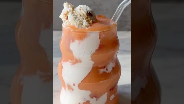 Papaya smoothie #tropicaldrink #easyrecipe #asmr Papaya smoothie #tropicaldrink #easyrecipe #asmr