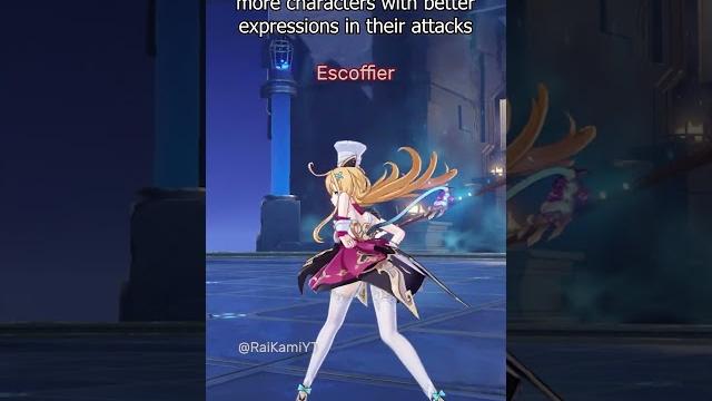Genshin / escoffier attack animations Genshin / escoffier attack animations
