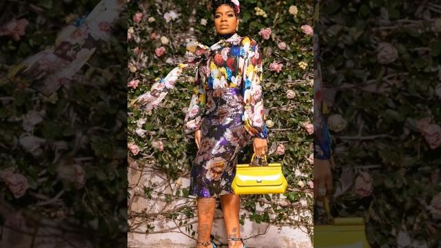 Fantasia barrino looks vibrant @ bafta tea party wearing d&g #celebfashion #celebrityfashionstyle Fantasia barrino looks vibrant @ bafta tea party wearing d&g #celebfashion #celebrityfashionstyle
