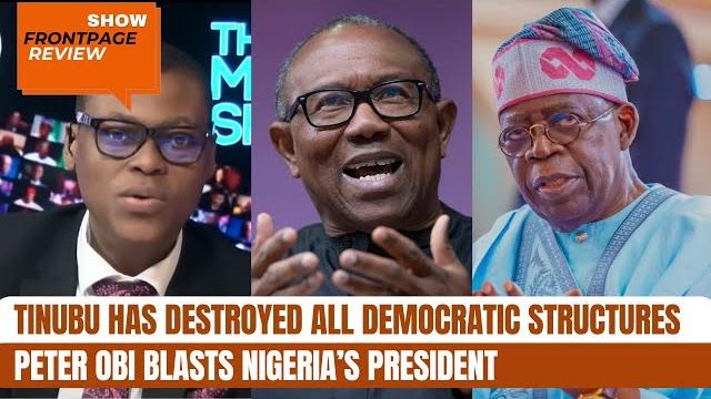 Rufai oseni: “tinubu has destroyed all democratic structures” - peter obi blasts nigeria’s president Rufai oseni: “tinubu has destroyed all democratic structures” - peter obi blasts nigeria’s president