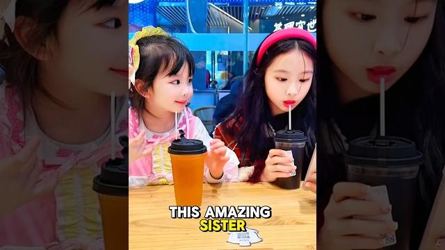She has the best big sister ️ #shorts #wholesome She has the best big sister ️ #shorts #wholesome