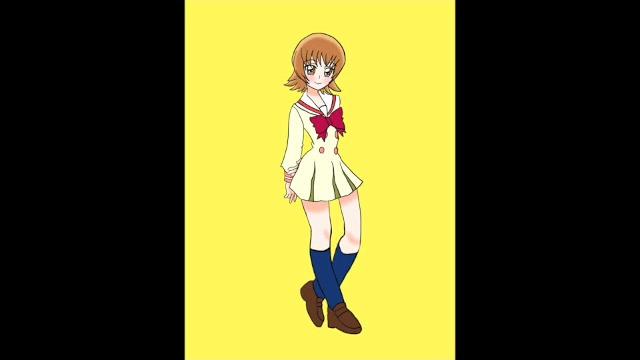【ハトプリ】女生徒の制服姿の明堂院いつき 【ハトプリ】女生徒の制服姿の明堂院いつき