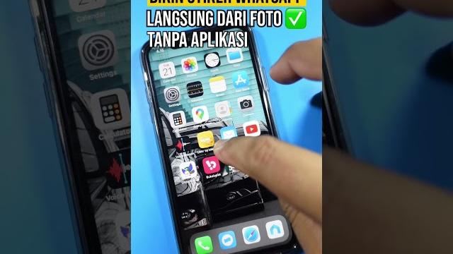 Membuat stiker whatsapp langsung dari foto di iphone Membuat stiker whatsapp langsung dari foto di iphone