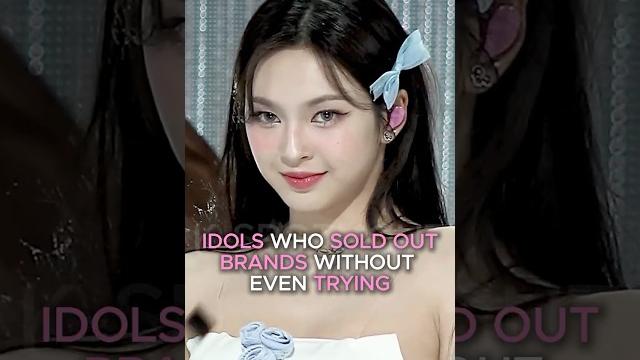 K-pop idols who sold out brands without even trying! K-pop idols who sold out brands without even trying!