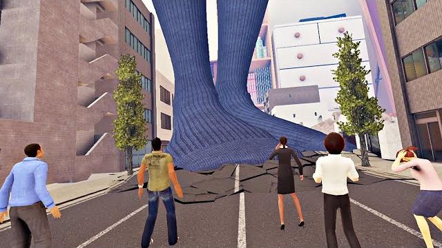 Giantess attacks the city - vr Giantess attacks the city - vr