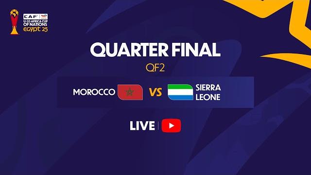Morocco vs sierra leone - u-20 africa cup of nations Morocco vs sierra leone - u-20 africa cup of nations