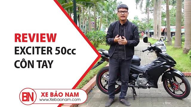 Exciter 50cc côn tay màu đen nhám | giá 18.500.000đ ► dễ chơi dễ độ không cần bằng lái 16 tuổi(hd) Exciter 50cc côn tay màu đen nhám | giá 18.500.000đ ► dễ chơi dễ độ không cần bằng lái 16 tuổi(hd)