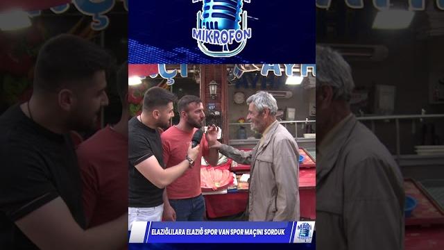 Elaziğlilara elaziğ spor van spor maçini sorduk Elaziğlilara elaziğ spor van spor maçini sorduk