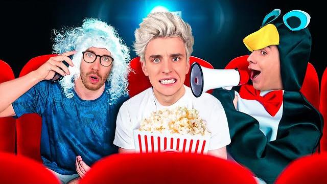 Типы людей в кинотеатре ! Типы людей в кинотеатре !