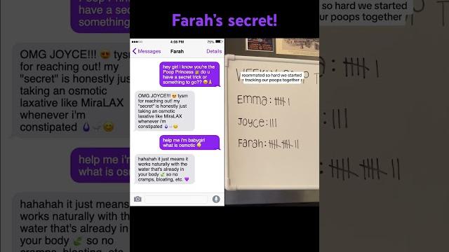 Let’s all give some to farah in the chat for this use as directed for occasional constipation. Let’s all give some to farah in the chat for this use as directed for occasional constipation.