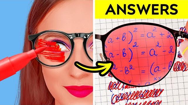 Super clever art hacks for school || cheating tricks! how to become the best student with drawpaw Super clever art hacks for school || cheating tricks! how to become the best student with drawpaw