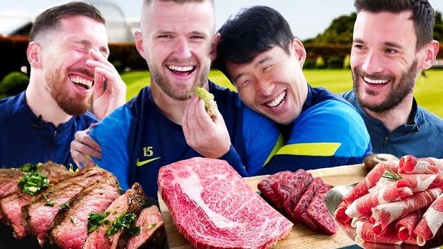 Son heung-min introduces the best korean bbq to spurs players Son heung-min introduces the best korean bbq to spurs players