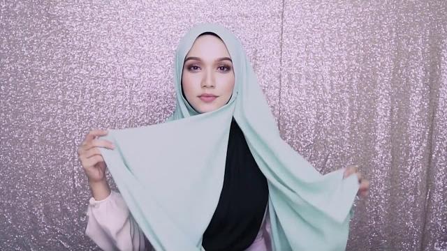 Bridal shawl tutorial chest covered shawl tutorial | malaysia hijab tutorial | tudung people Bridal shawl tutorial chest covered shawl tutorial | malaysia hijab tutorial | tudung people