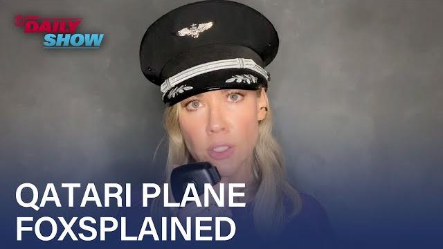 Desi lydic foxsplains trump's qatari plane gift | the daily show Desi lydic foxsplains trump's qatari plane gift | the daily show
