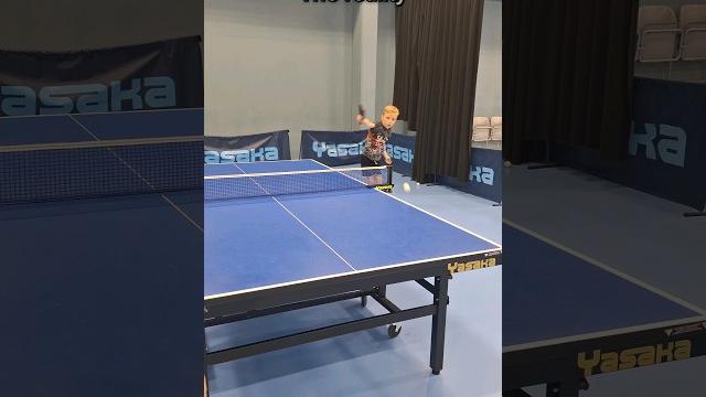 Serving against a kid expectations vs reality #tabletennis #pingpong Serving against a kid expectations vs reality #tabletennis #pingpong