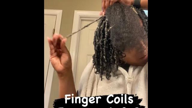 Finger coils as easy as 1-2-3 | natural hair | natural hair products | dinkins curly girls Finger coils as easy as 1-2-3 | natural hair | natural hair products | dinkins curly girls