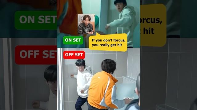 Behind the scenes of weak hero class 2 #parkjihoon #leejunyoung Behind the scenes of weak hero class 2 #parkjihoon #leejunyoung